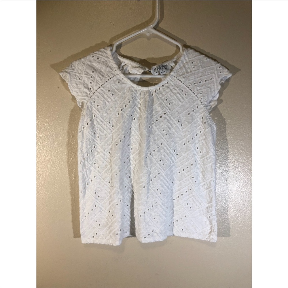 Lucky Brand Lace Eyelet Top